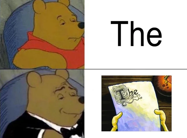 Procrastination meme The, later: THE